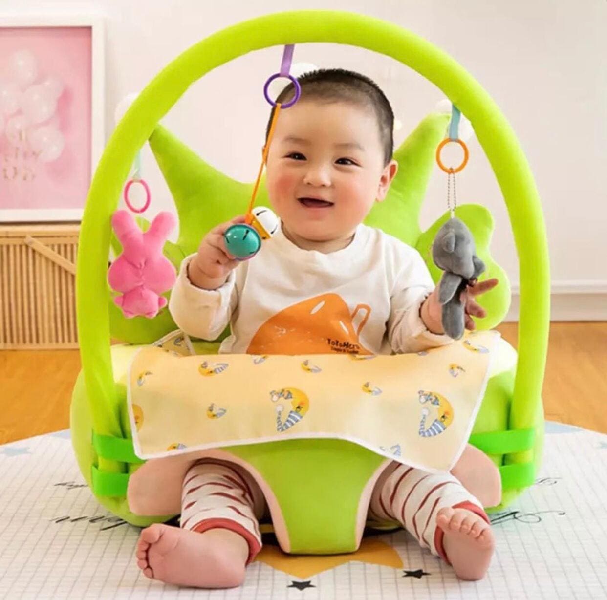 Crown Shaped Baby Back Seat Support Sofa, Cute Animal Baby Sofa Cover, Baby Learning Seat, Baby Sit Up Chair, Back Head Protector Baby Chair Crown Shaped Baby Back Seat Support Sofa, Cute Animal Baby Sofa Cover, Baby Learning Seat, Baby Sit Up Chair, Back Head Protector Baby Chair